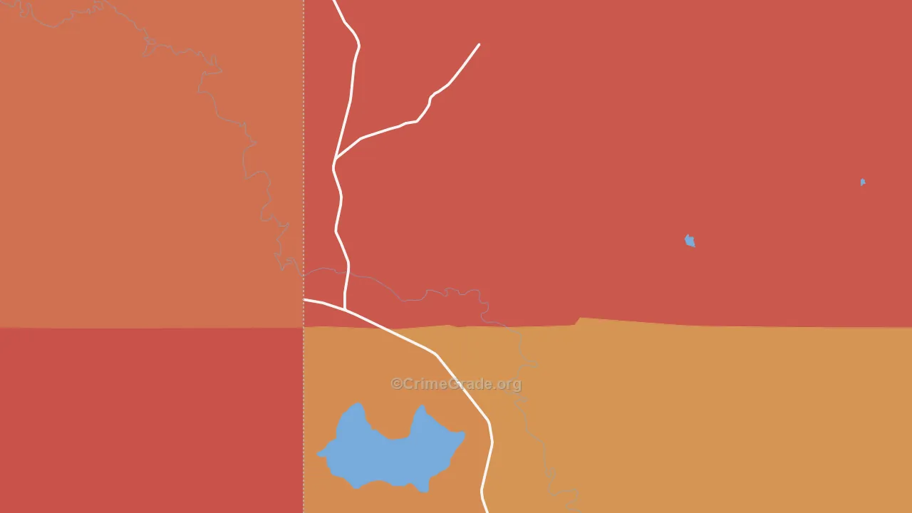Sunrise, AZ Map of Burglary Rates