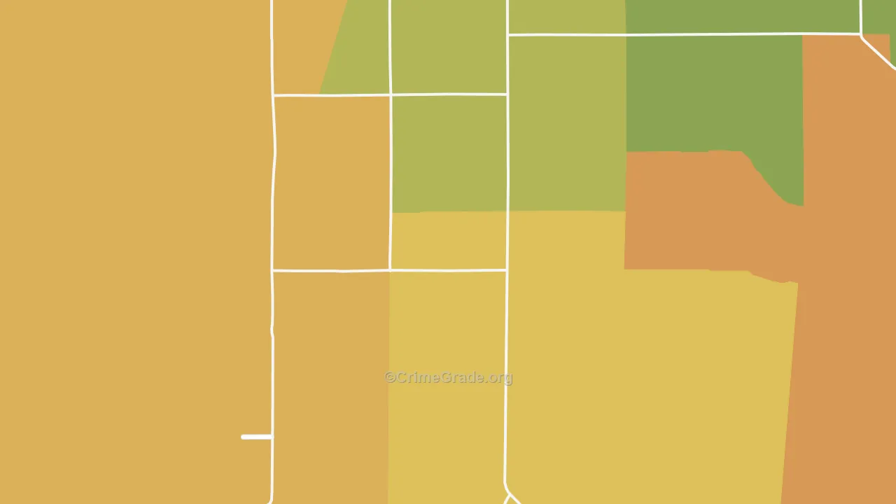 Sunshine, NM Map of Burglary Rates