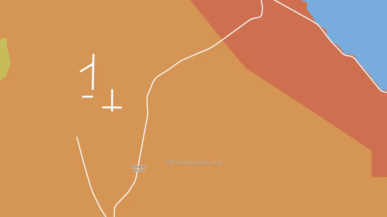 Sutcliffe, NV Map of Burglary Rates