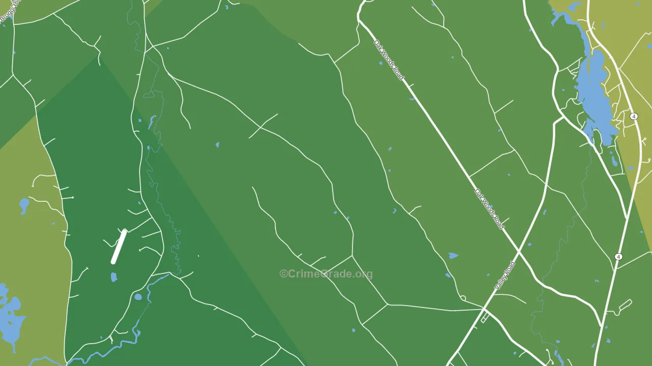 Tatnic, ME Map of Burglary Rates