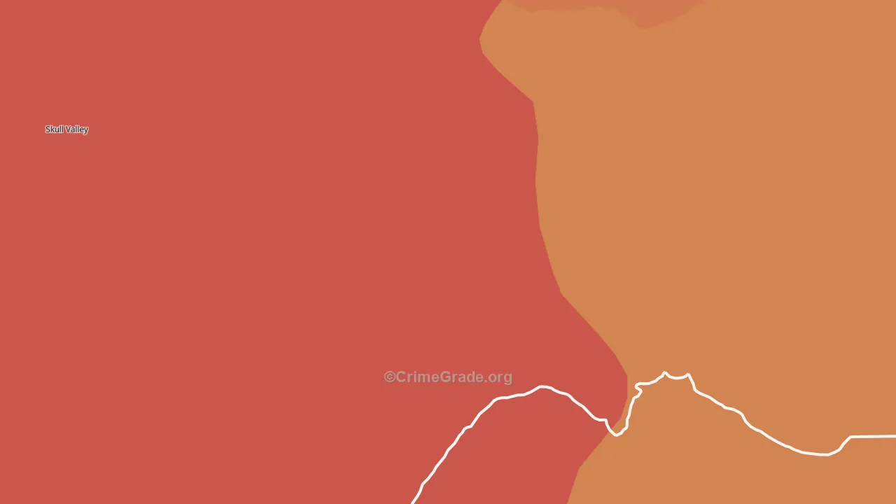 Terra, UT Map of Burglary Rates