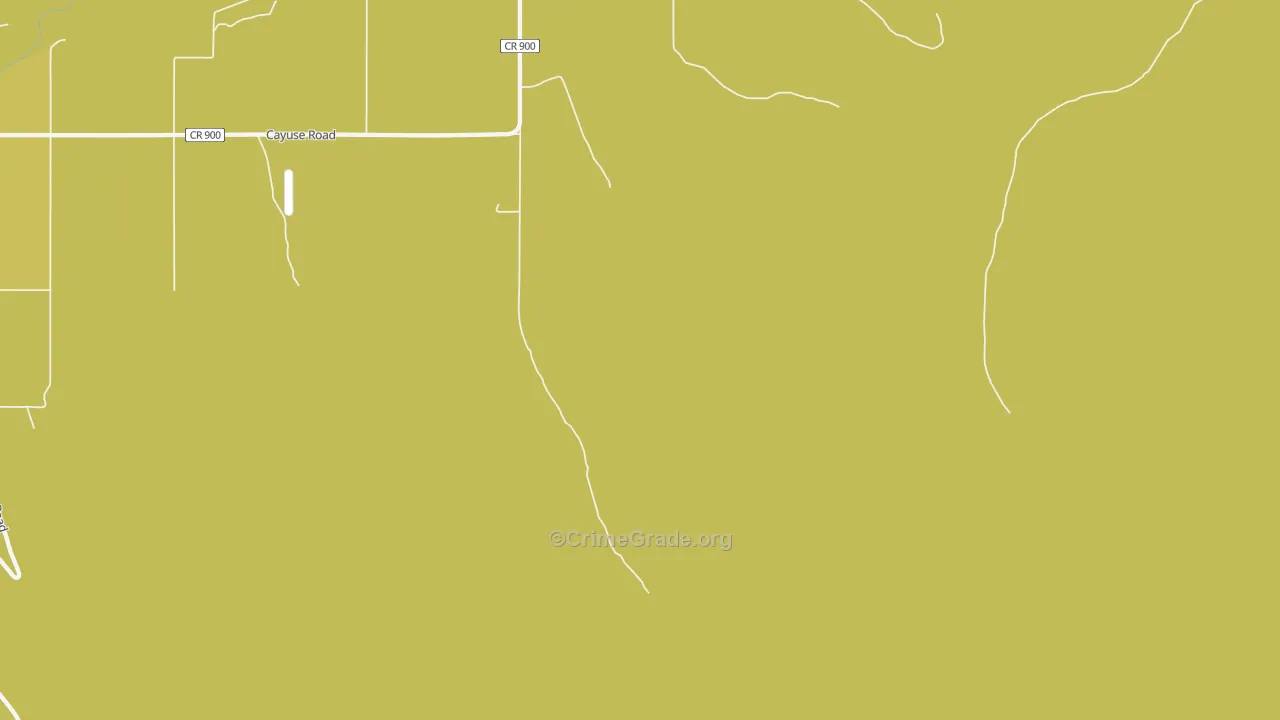 Thorn Hollow, OR Map of Burglary Rates
