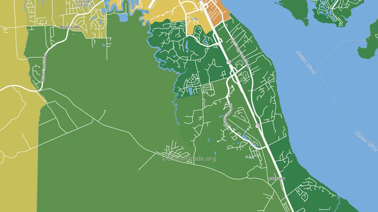 Thurman, NC Map of Burglary Rates