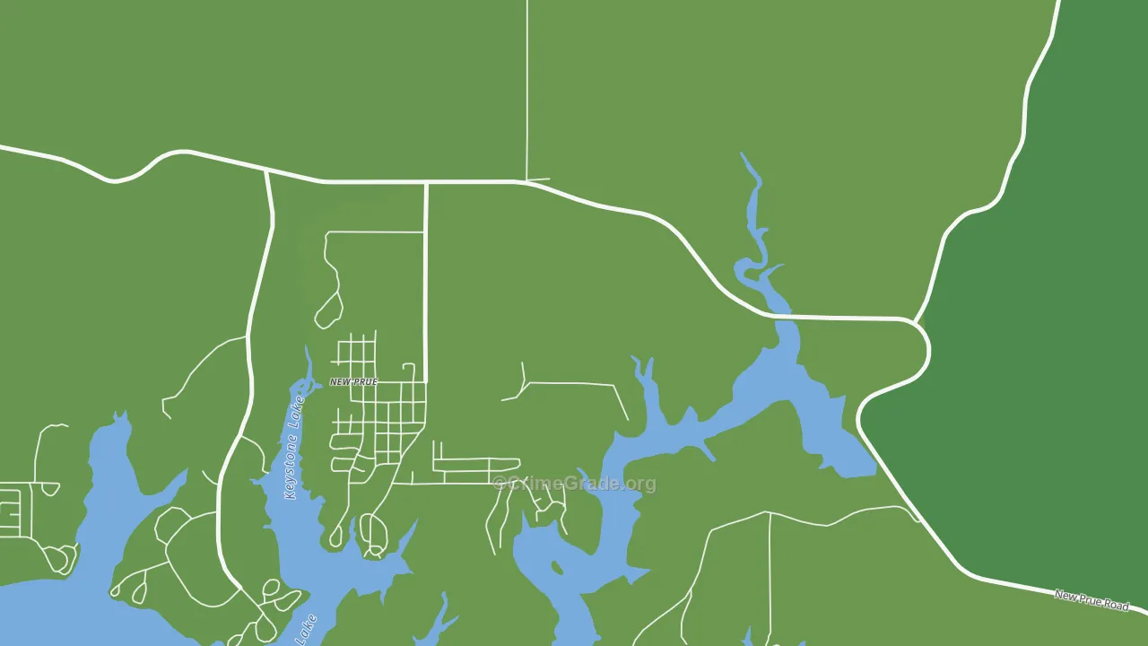 Timberlane, OK Map of Burglary Rates