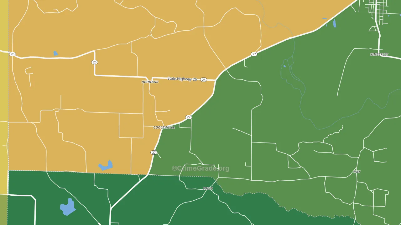 Tokio, AR Map of Burglary Rates