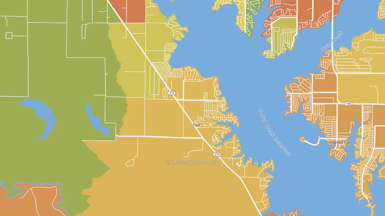 Tool, TX Map of Burglary Rates
