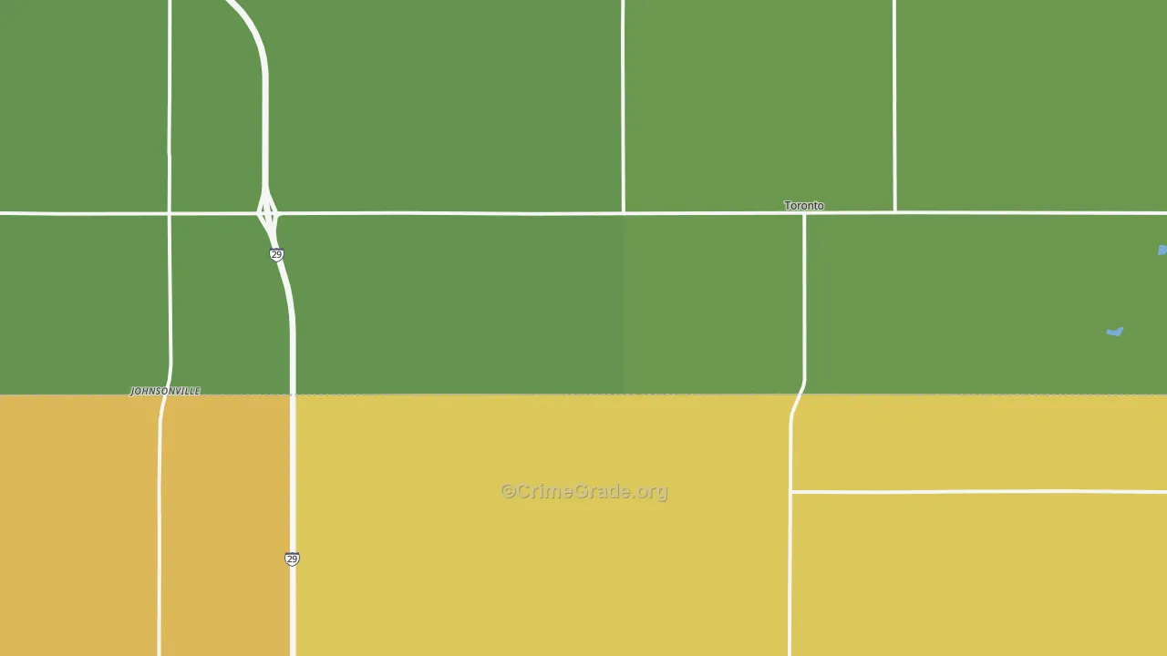 Toronto, SD Map of Burglary Rates