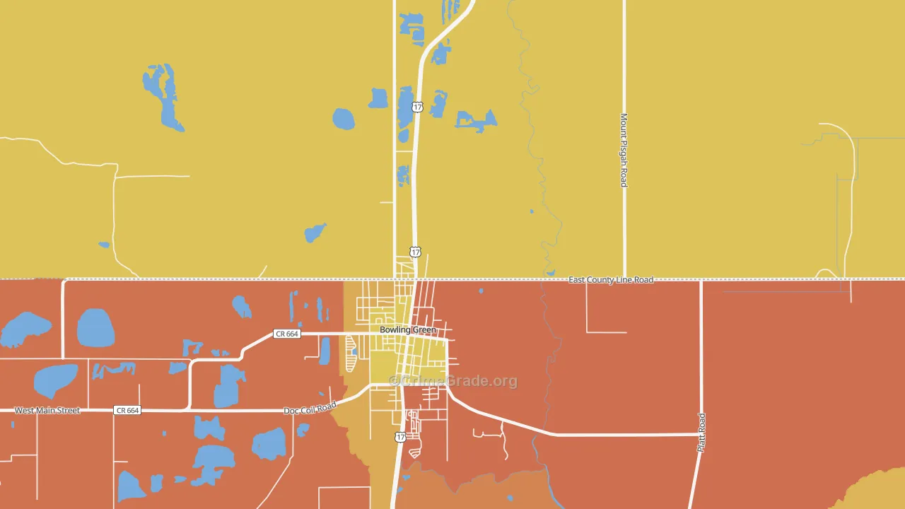Torrey, FL Map of Burglary Rates