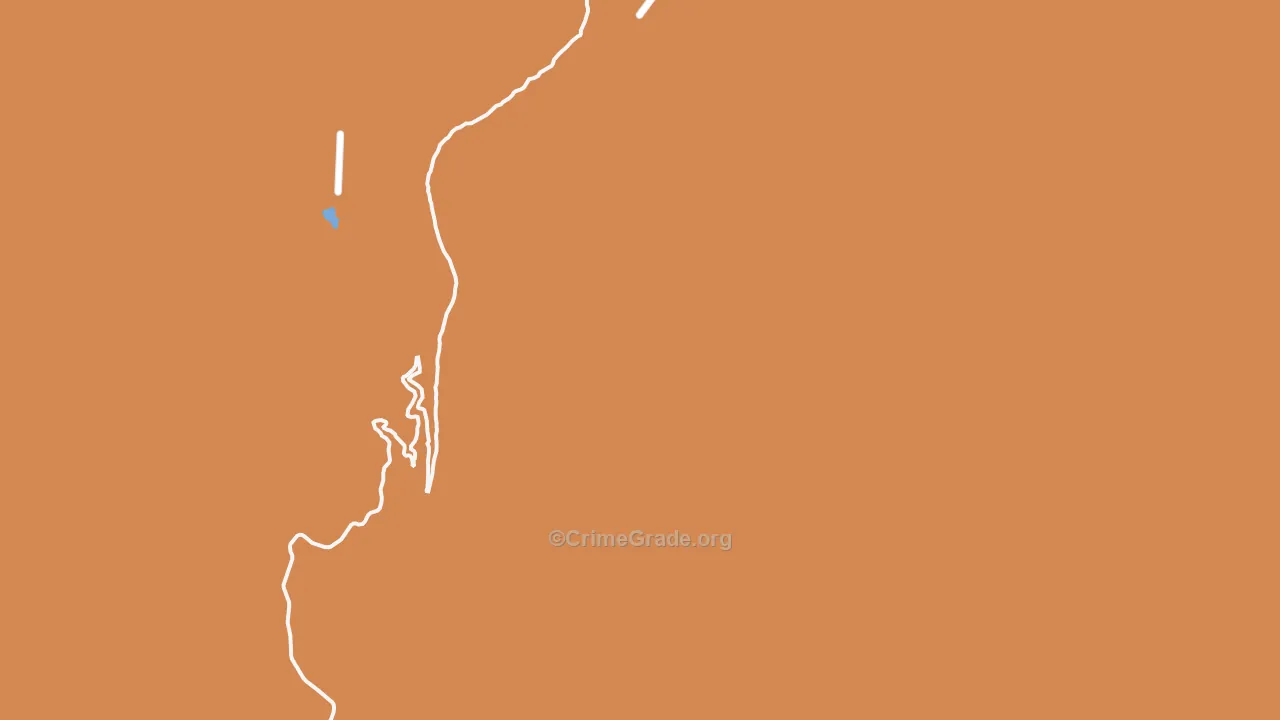 Troy, OR Map of Burglary Rates