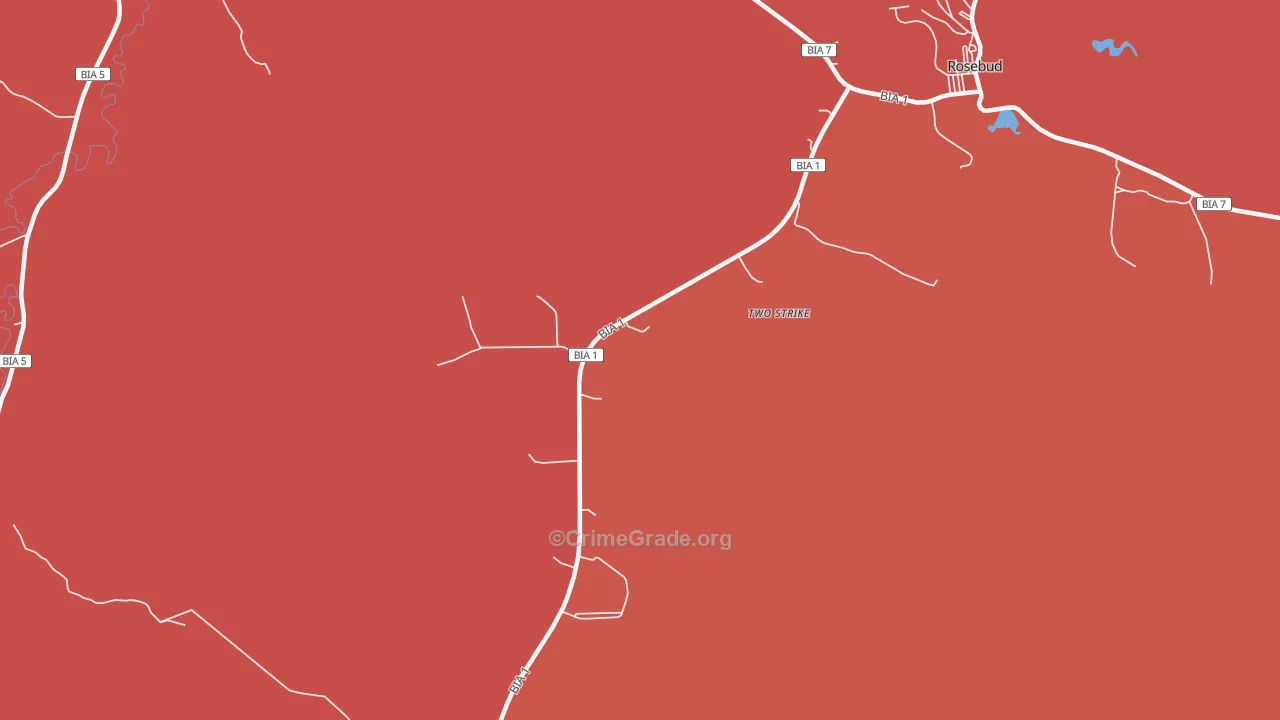 Two Strike, SD Map of Burglary Rates