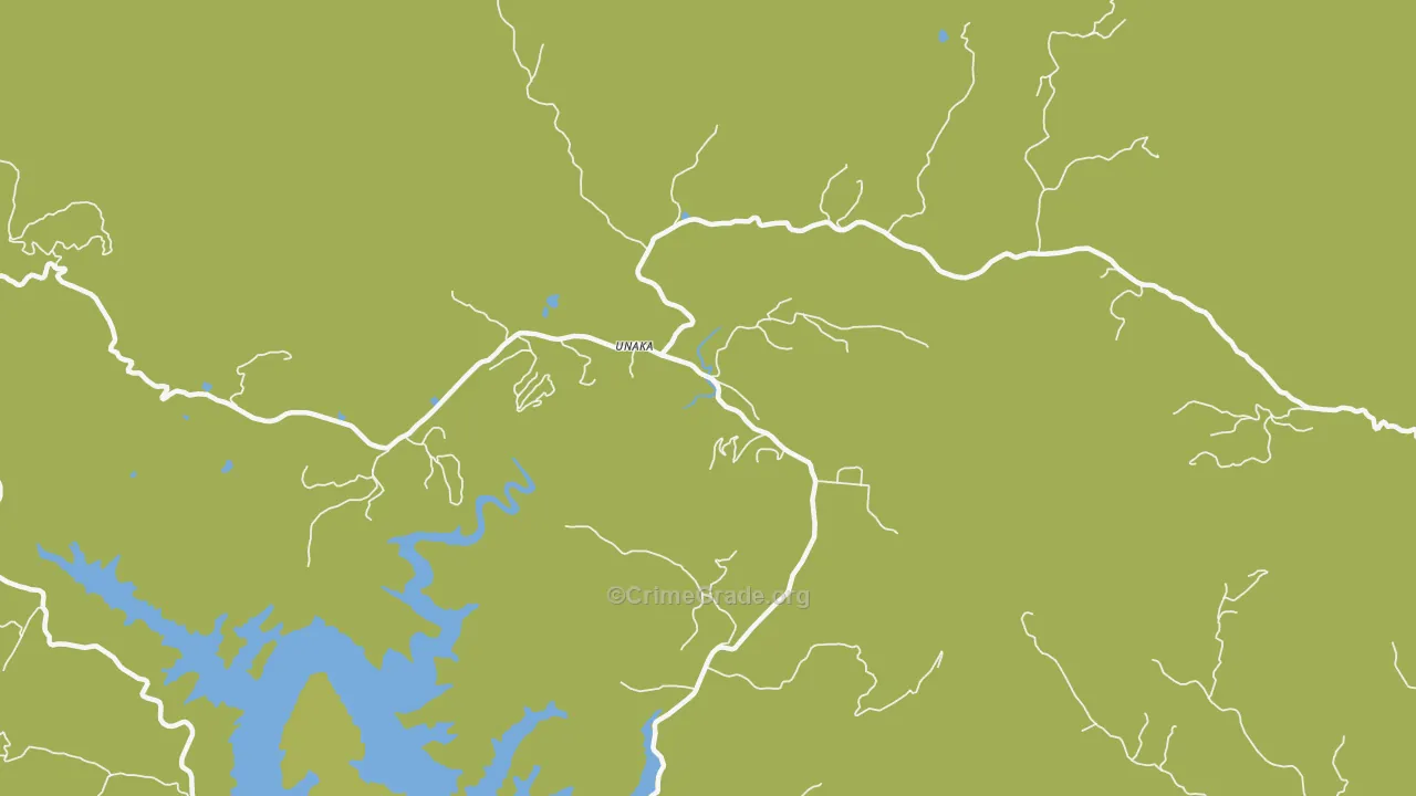 Unaka, NC Map of Burglary Rates