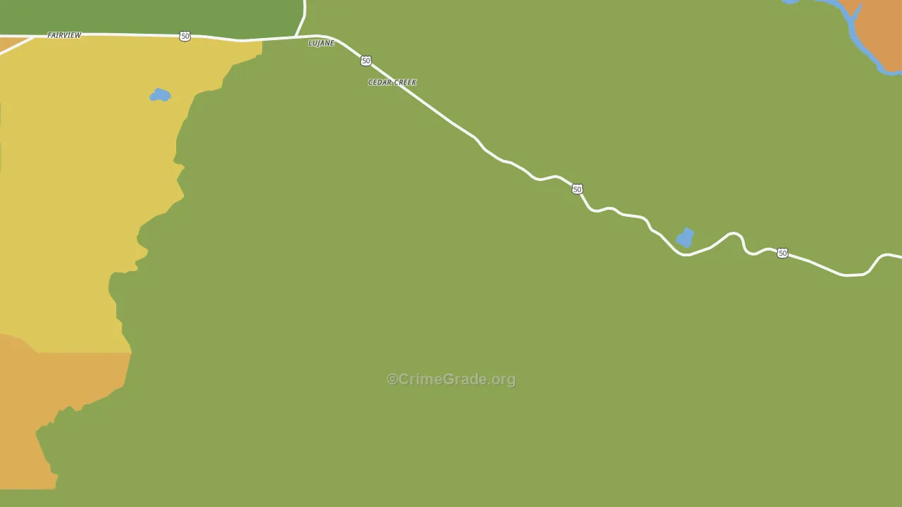 Uncompahgre, CO Map of Burglary Rates