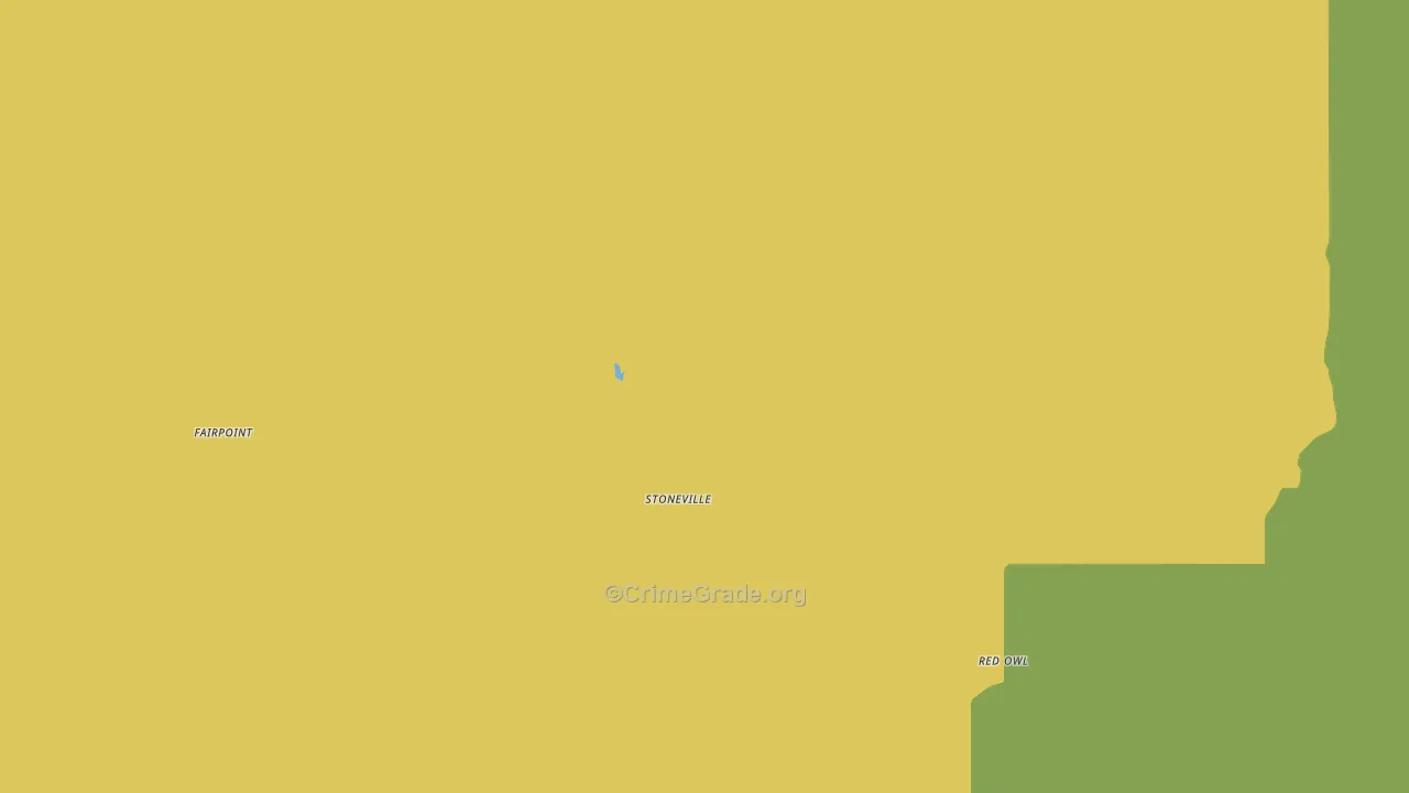 Union Center, SD Map of Burglary Rates