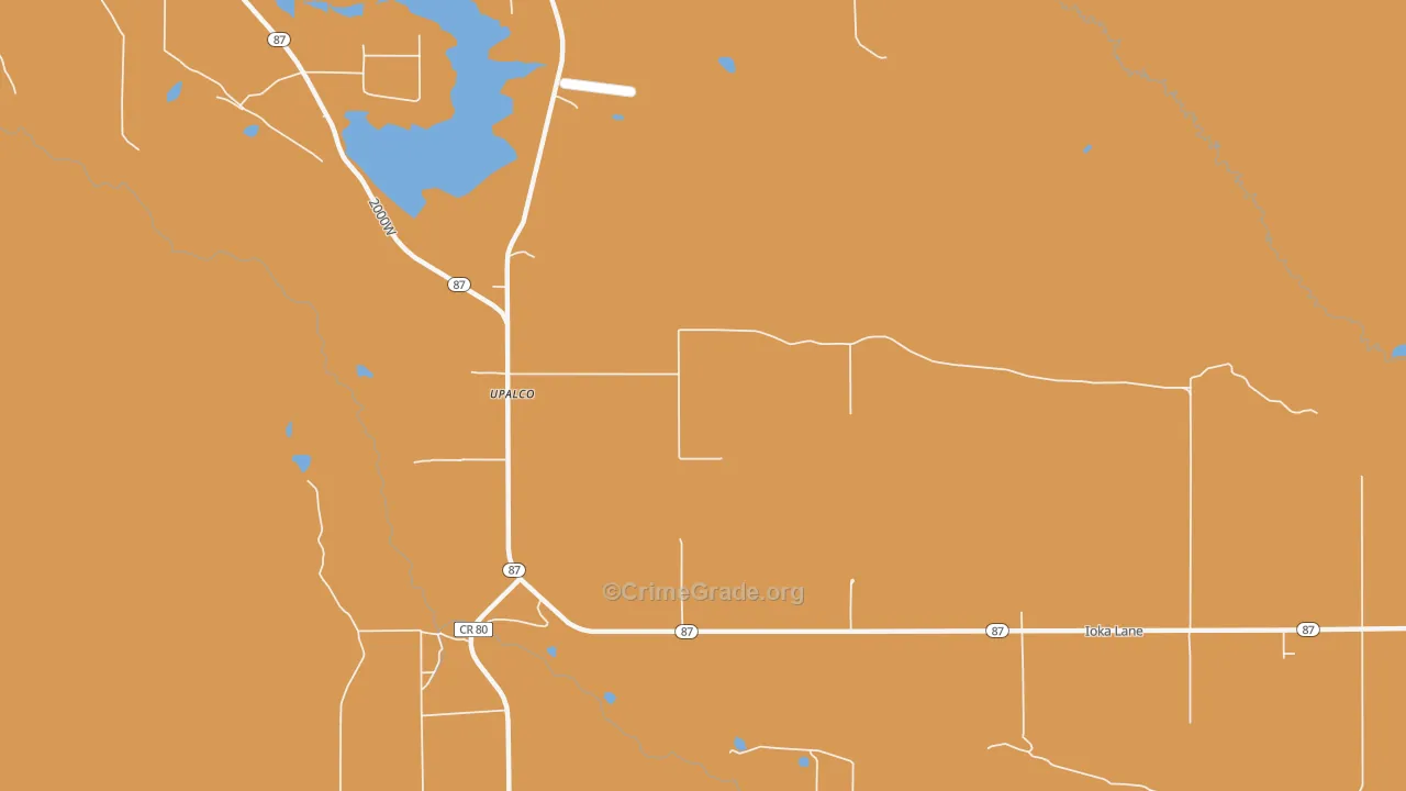 Upalco, UT Map of Burglary Rates
