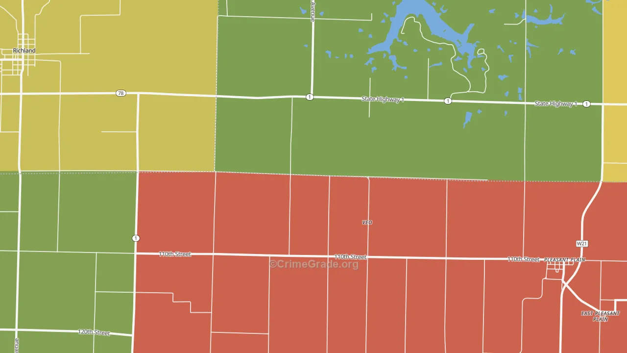 Veo, IA Map of Burglary Rates