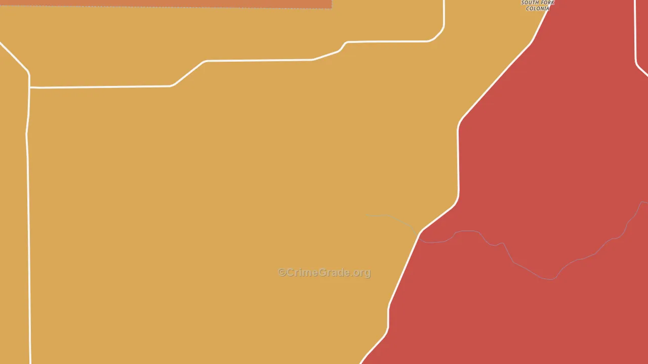 Viboras, TX Map of Burglary Rates