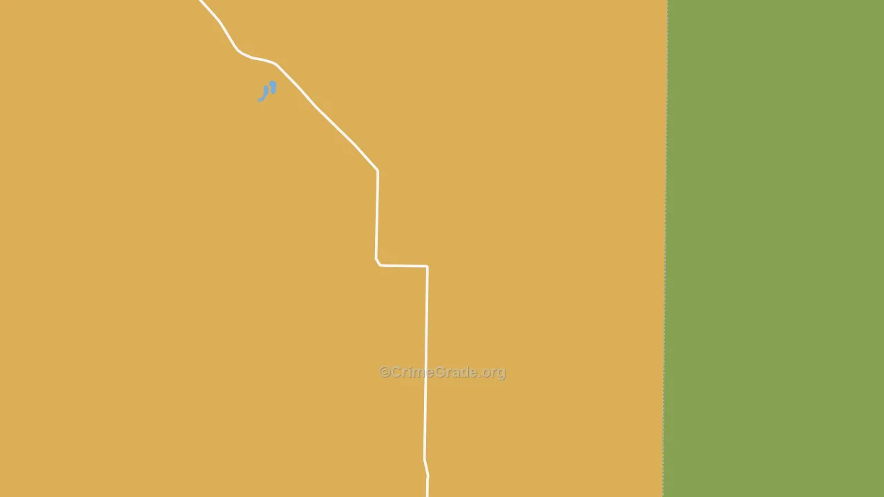 Vick, TX Map of Burglary Rates