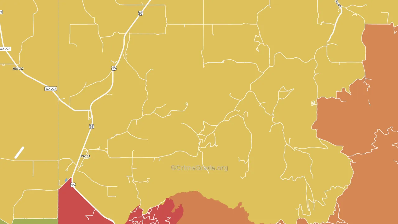 Viola, ID Map of Burglary Rates