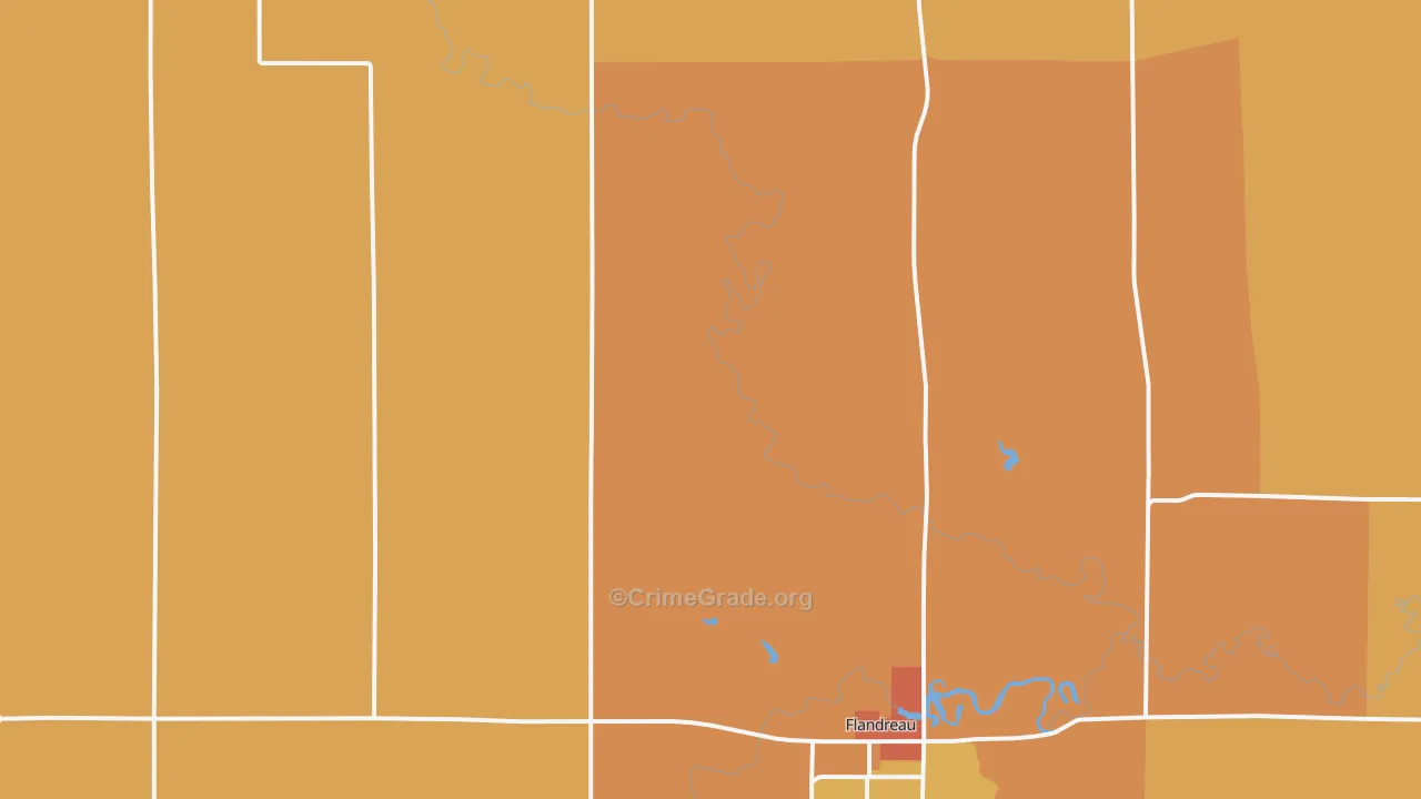 Ward, SD Map of Burglary Rates