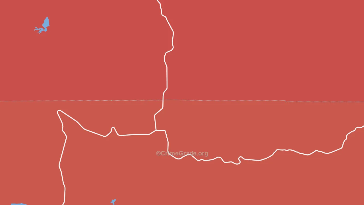Wayan, ID Map of Burglary Rates