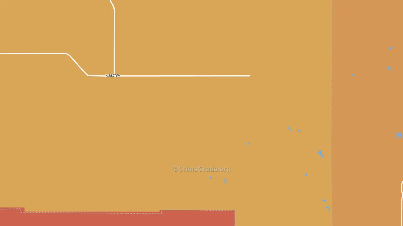 Webster, MT Map of Burglary Rates