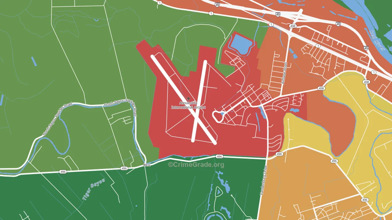 Weil, LA Map of Burglary Rates