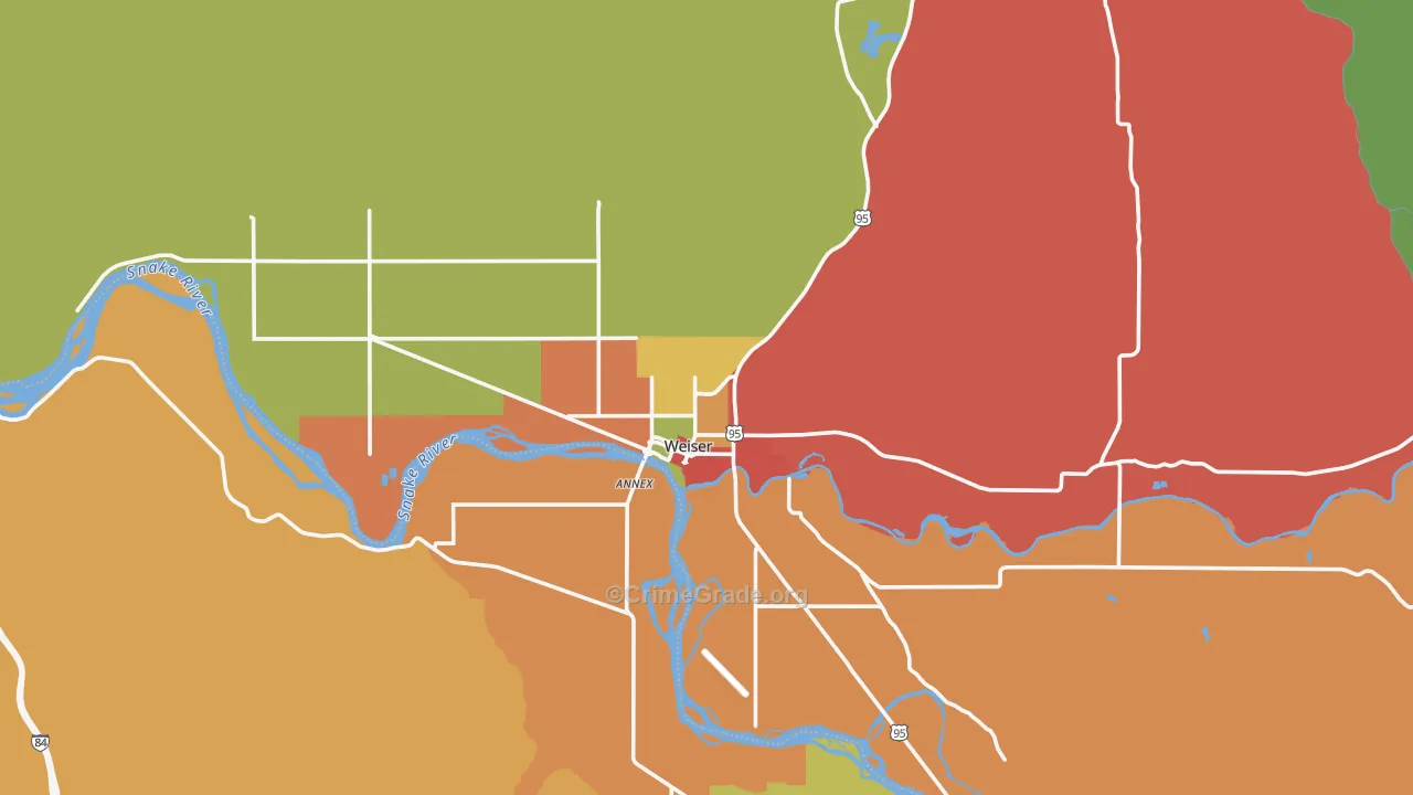 Weiser, ID Map of Burglary Rates