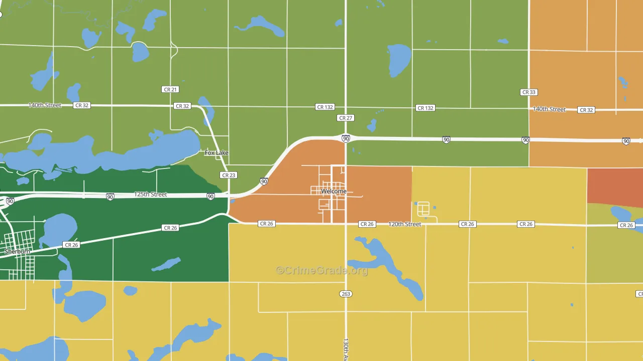 Welcome, MN Map of Burglary Rates