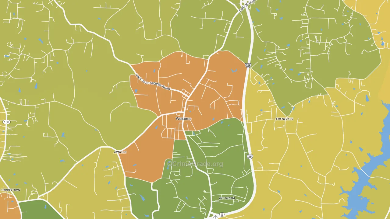 Welcome, NC Map of Burglary Rates