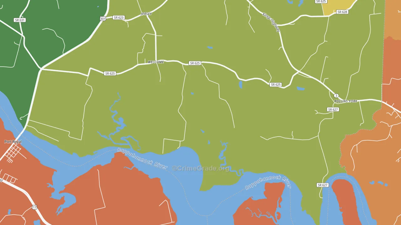 Welcome, VA Map of Burglary Rates