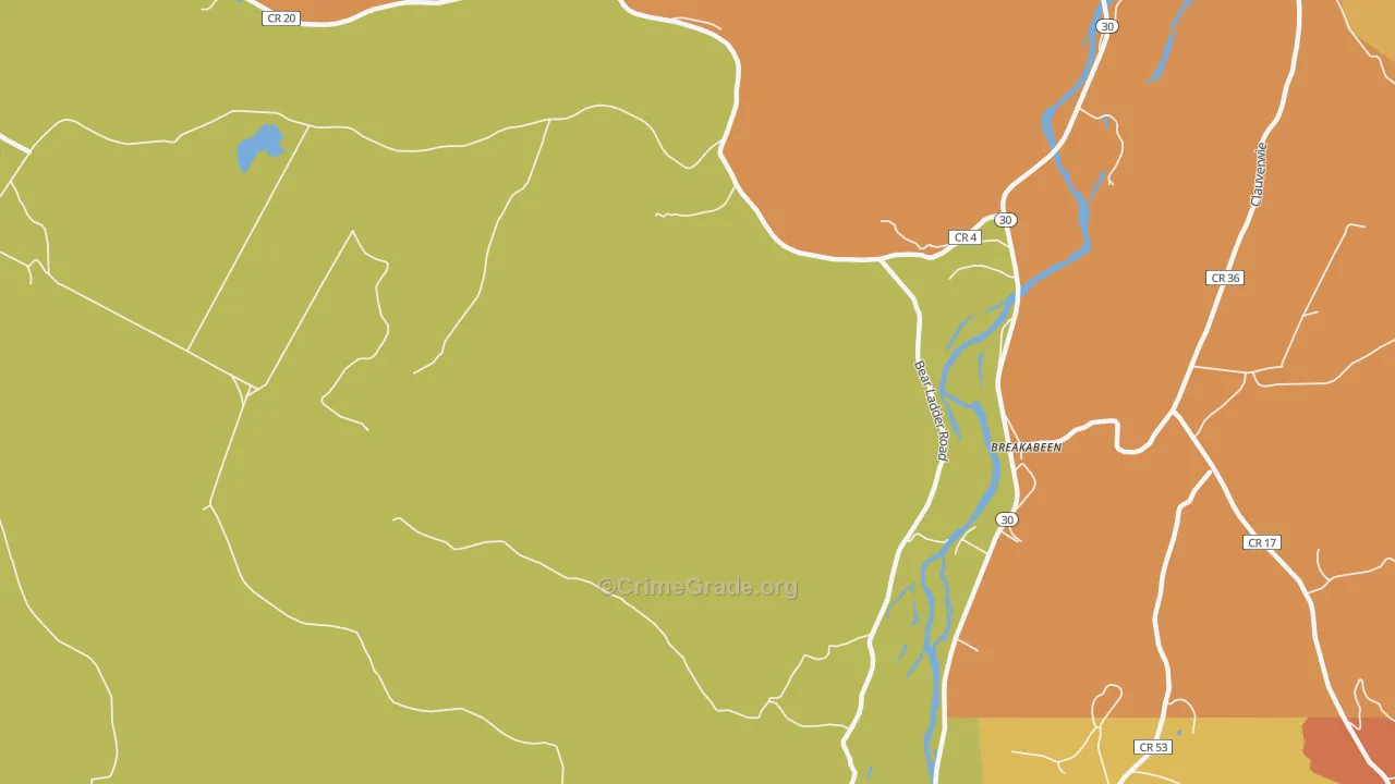 West Fulton, NY Map of Burglary Rates