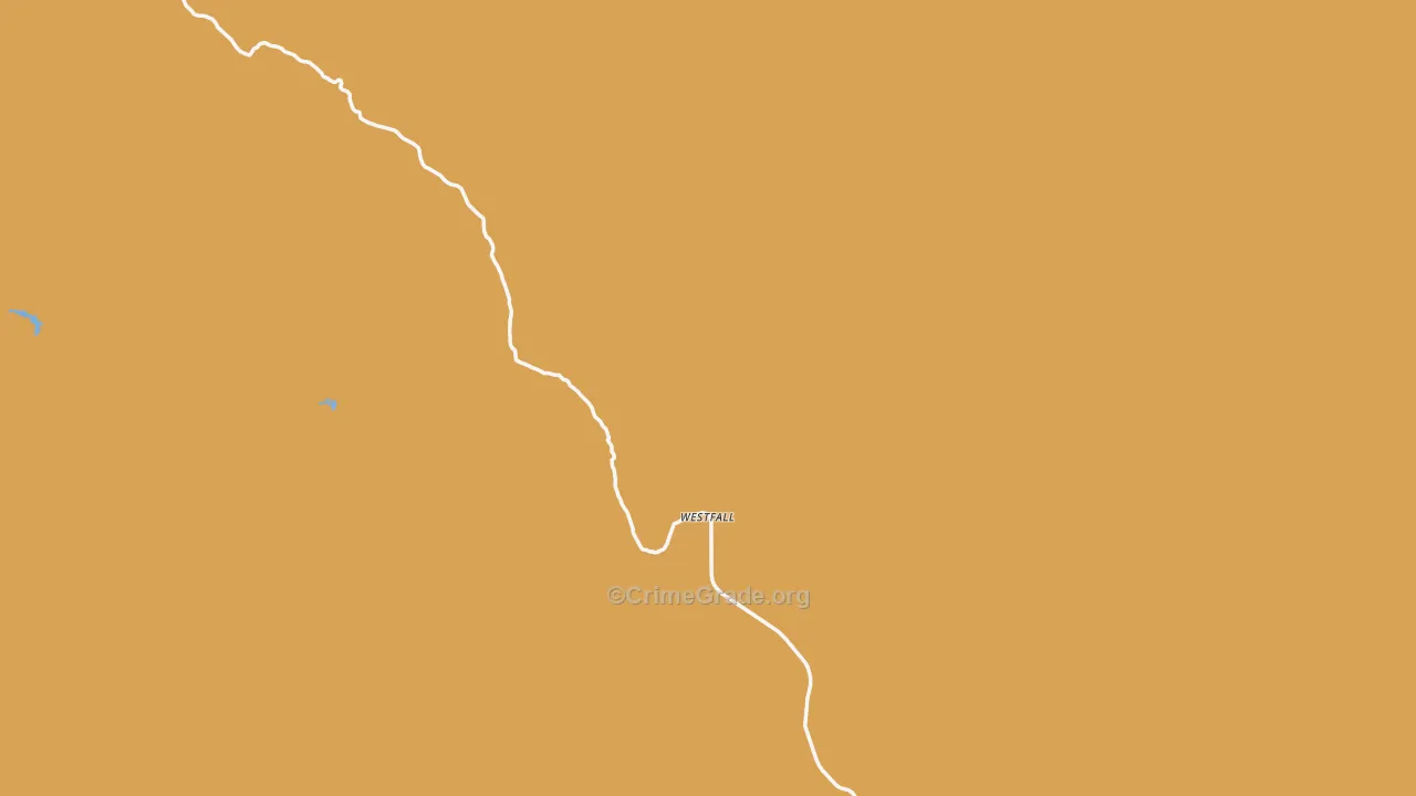 Westfall, OR Map of Burglary Rates
