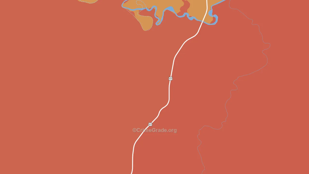 Westover, SD Map of Burglary Rates
