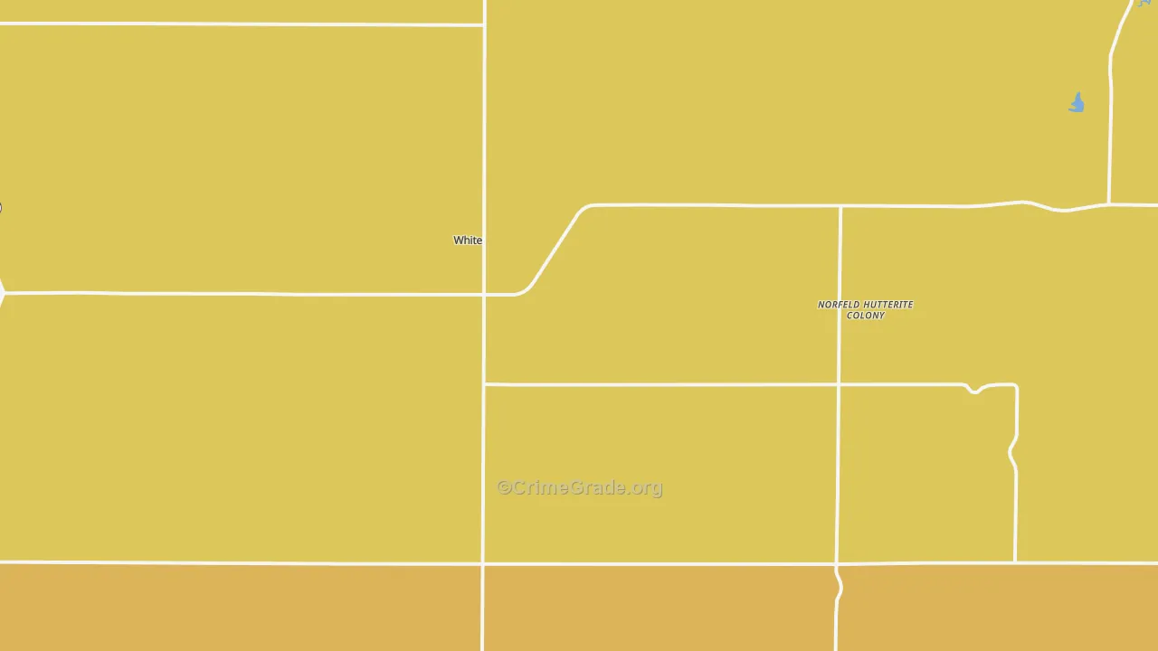 White, SD Map of Burglary Rates