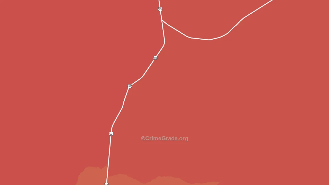 Wilkins, NV Map of Burglary Rates