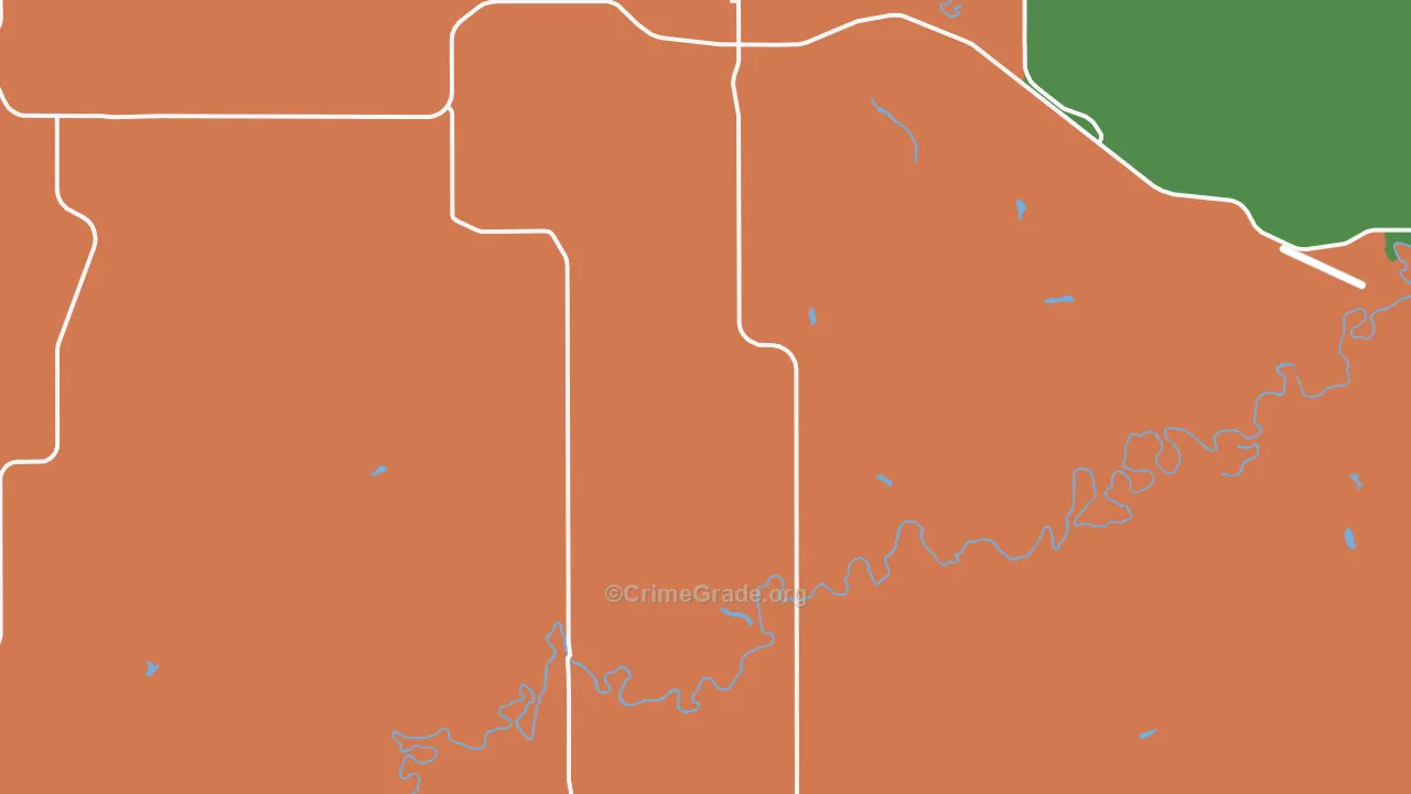 Zap, ND Map of Burglary Rates