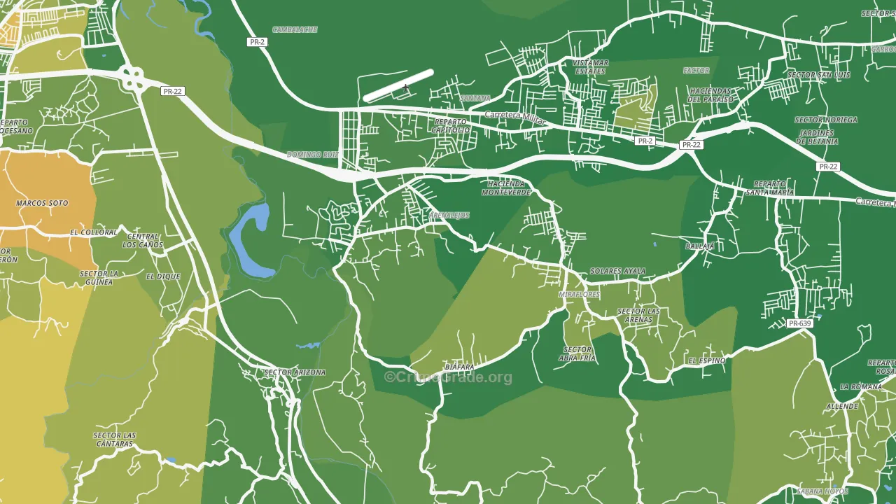 00616, PR Map of Drug-Related Crime Rates