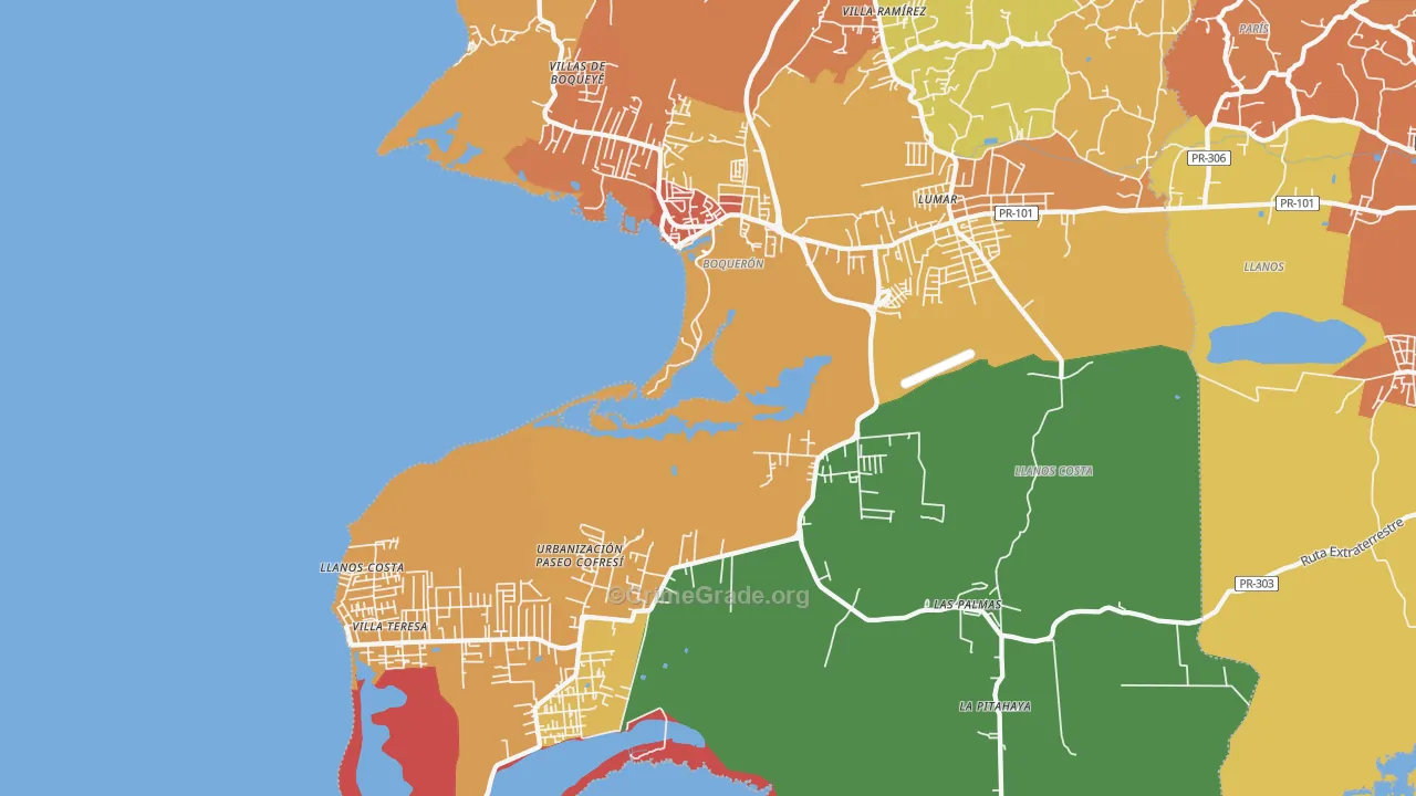 00622, PR Map of Drug-Related Crime Rates