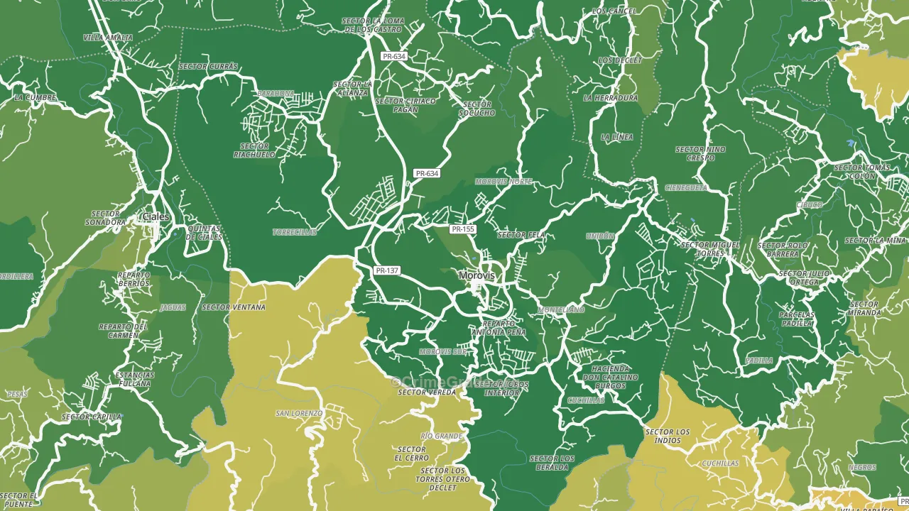 00687, PR Map of Drug-Related Crime Rates