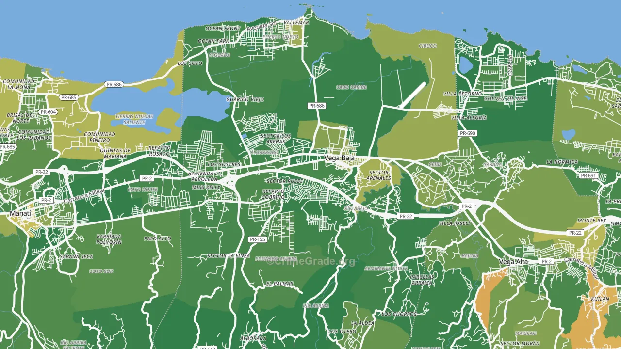 00693, PR Map of Drug-Related Crime Rates