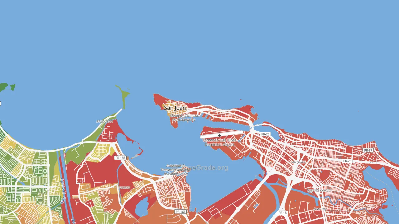 00901, PR Map of Drug-Related Crime Rates