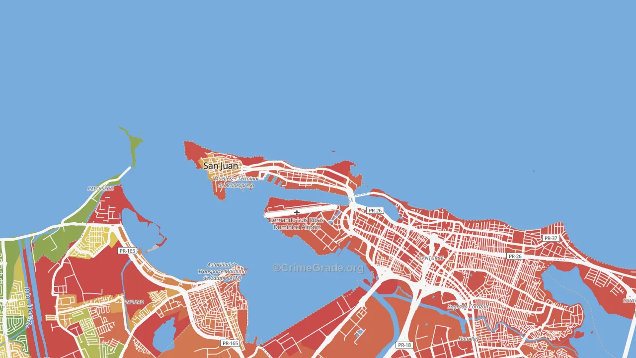 00906, PR Map of Drug-Related Crime Rates