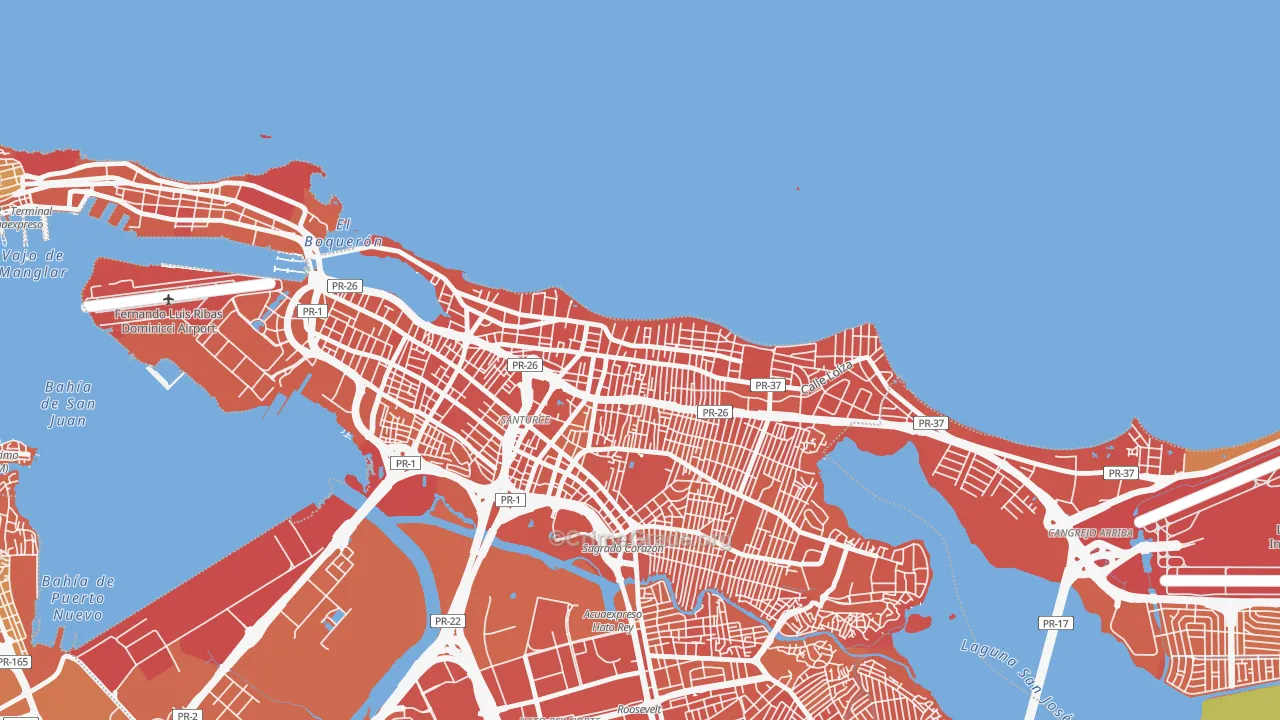 00911, PR Map of Drug-Related Crime Rates