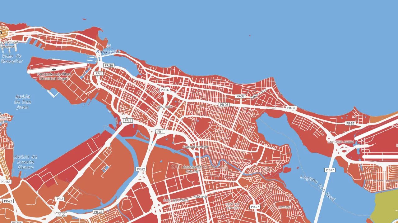 00912, PR Map of Drug-Related Crime Rates