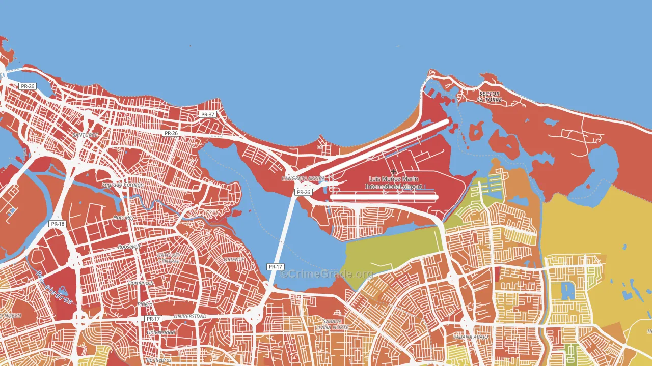 00979, PR Map of Drug-Related Crime Rates