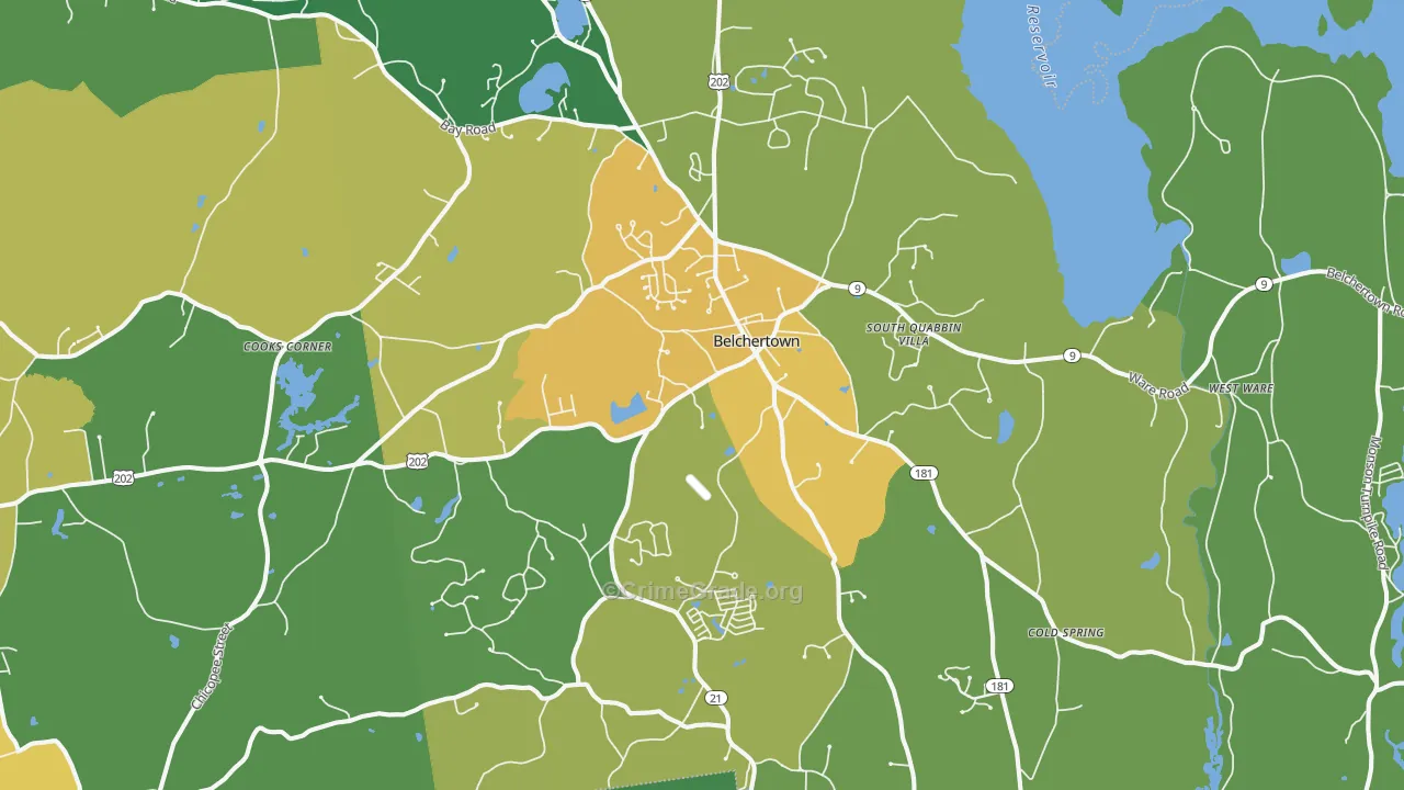 01007, MA Map of Drug-Related Crime Rates