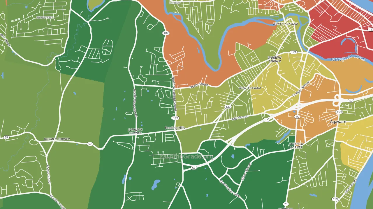 01030, MA Map of Drug-Related Crime Rates
