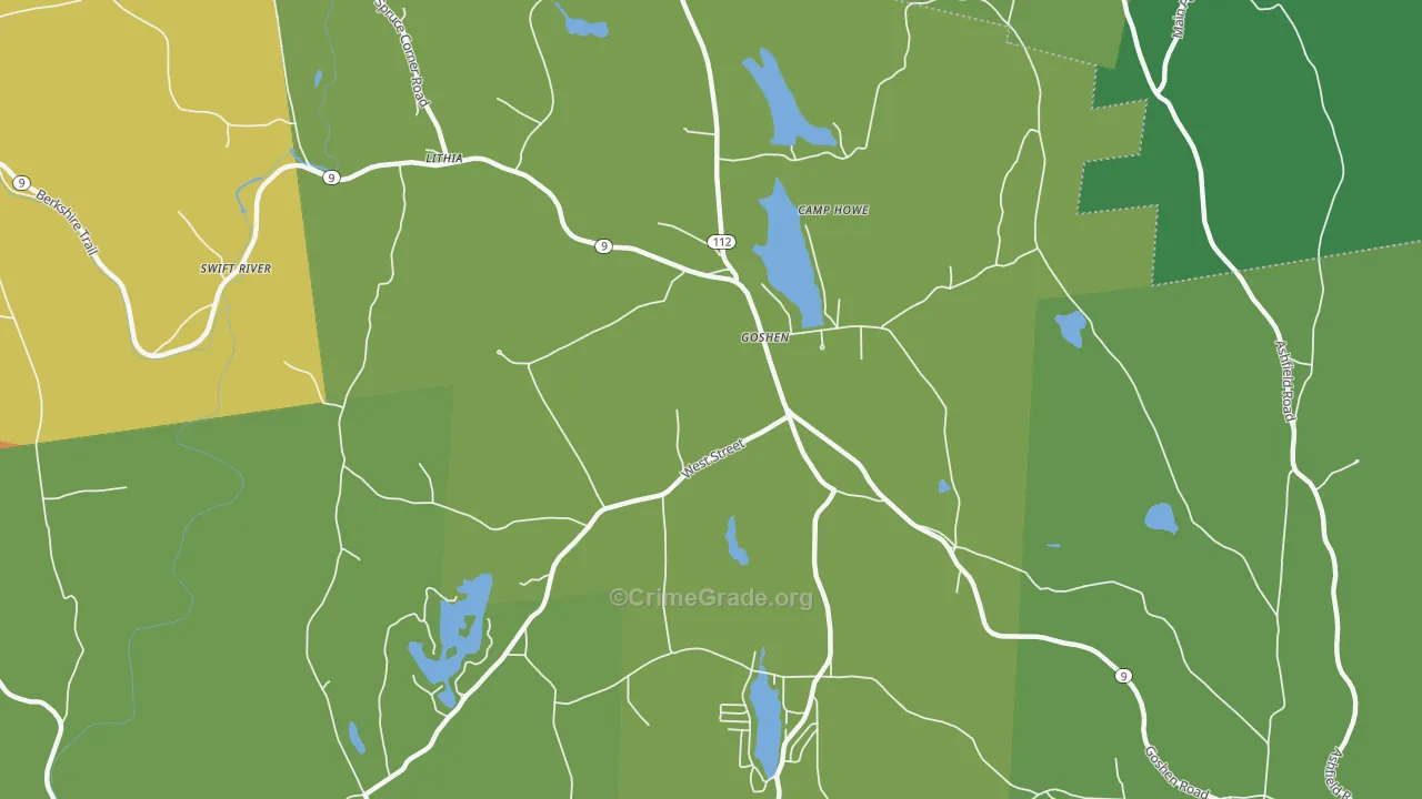 01032, MA Map of Drug-Related Crime Rates