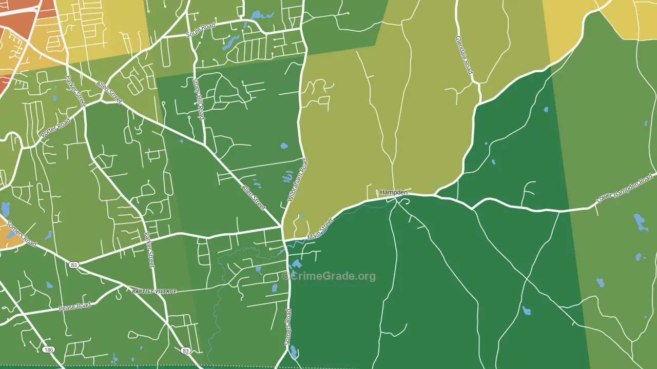 01036, MA Map of Drug-Related Crime Rates
