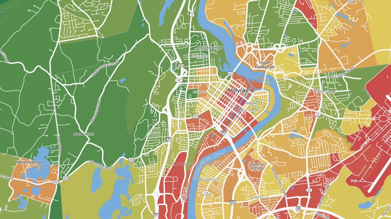 01040, MA Map of Drug-Related Crime Rates
